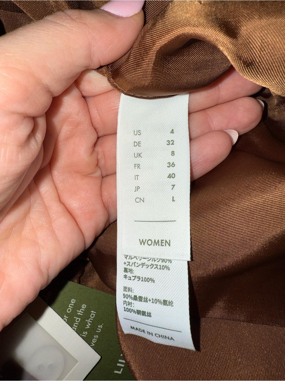 NWT Lilysilk Minimalist Silk Crêpe Pant Espresso - Picture 9 of 12